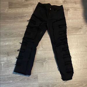 Men’s size small distressed Y2K jeans